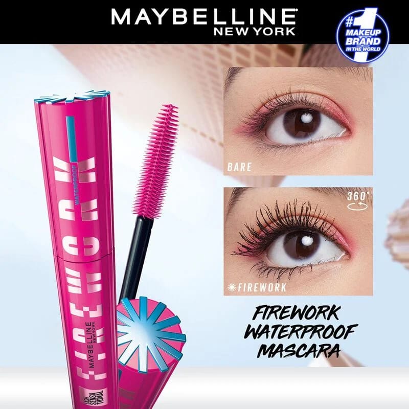 مايبيلين لاش سينسيشنال فاير وورك ماسكارا  الجديدة